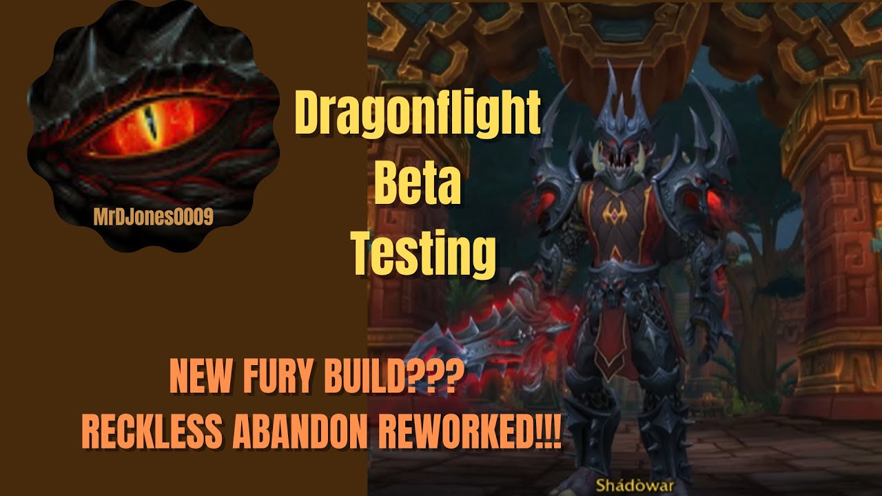NEW FURY BUILD??? RECKLESS ABANDON REWORKED!!!