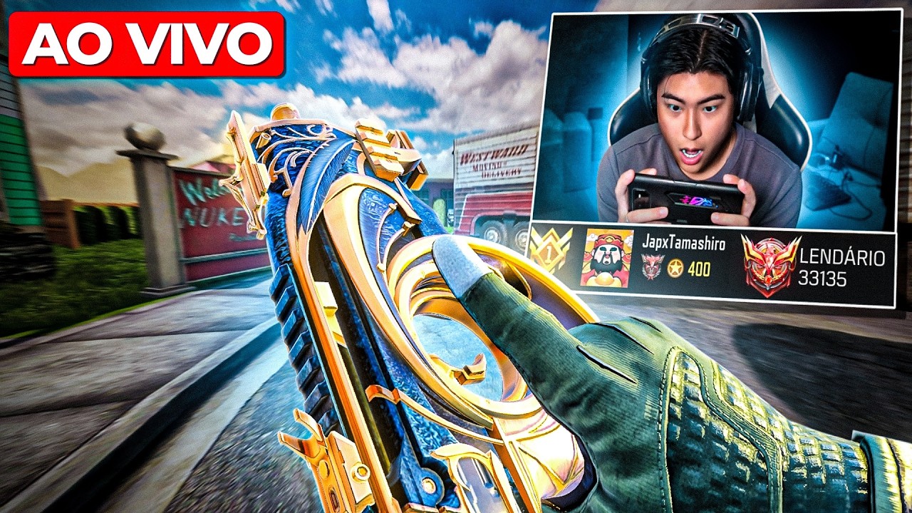 🔴 O GRIND NÃO PODE PARAR! EM BUSCA DO TOP 10 GLOBAL NO COD MOBILE!
