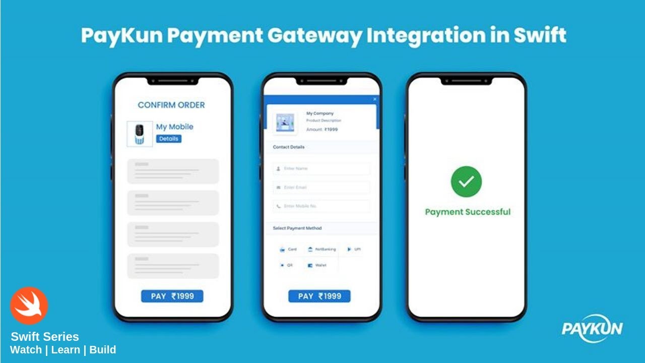 PayKun Payment Gateway Integration With iOS Swift | XCODE 10.2 | Swift 5