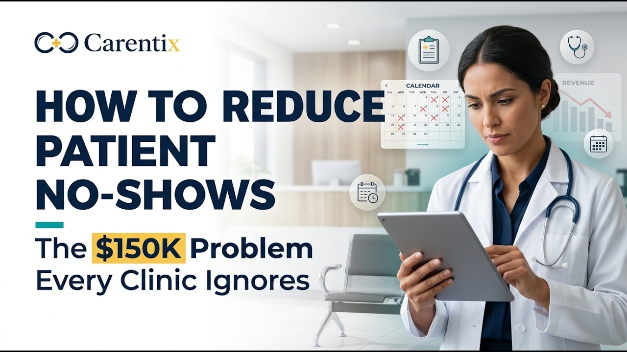 How to Reduce Patient No-Shows: The $150K Problem Every Clinic Ignores