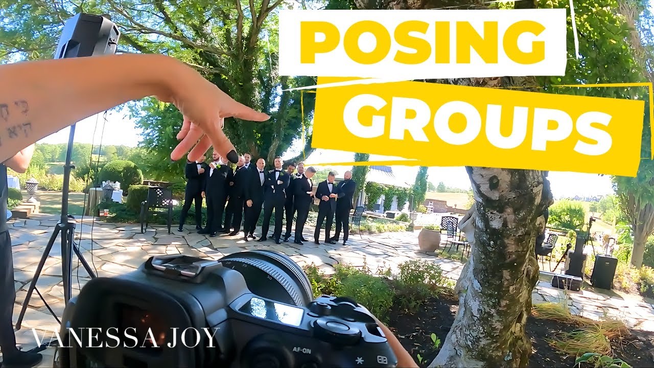 How to pose BIG groups on REAL WEDDINGS! Posing family photos, bridesmaids, groomsmen and more!