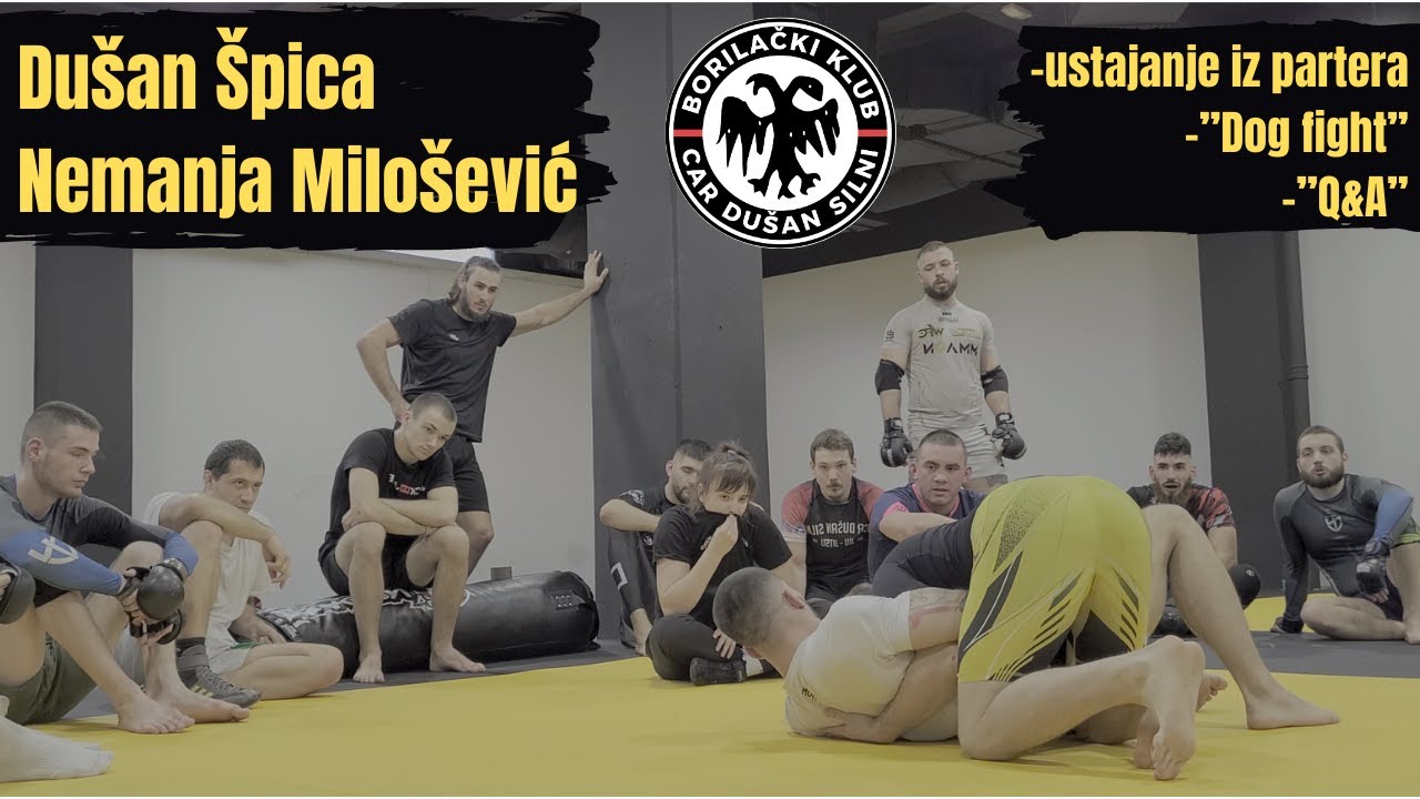 Nemanja Milošević i Dušan Špica (ustajanje iz partera, Dog fight, Q&A)
