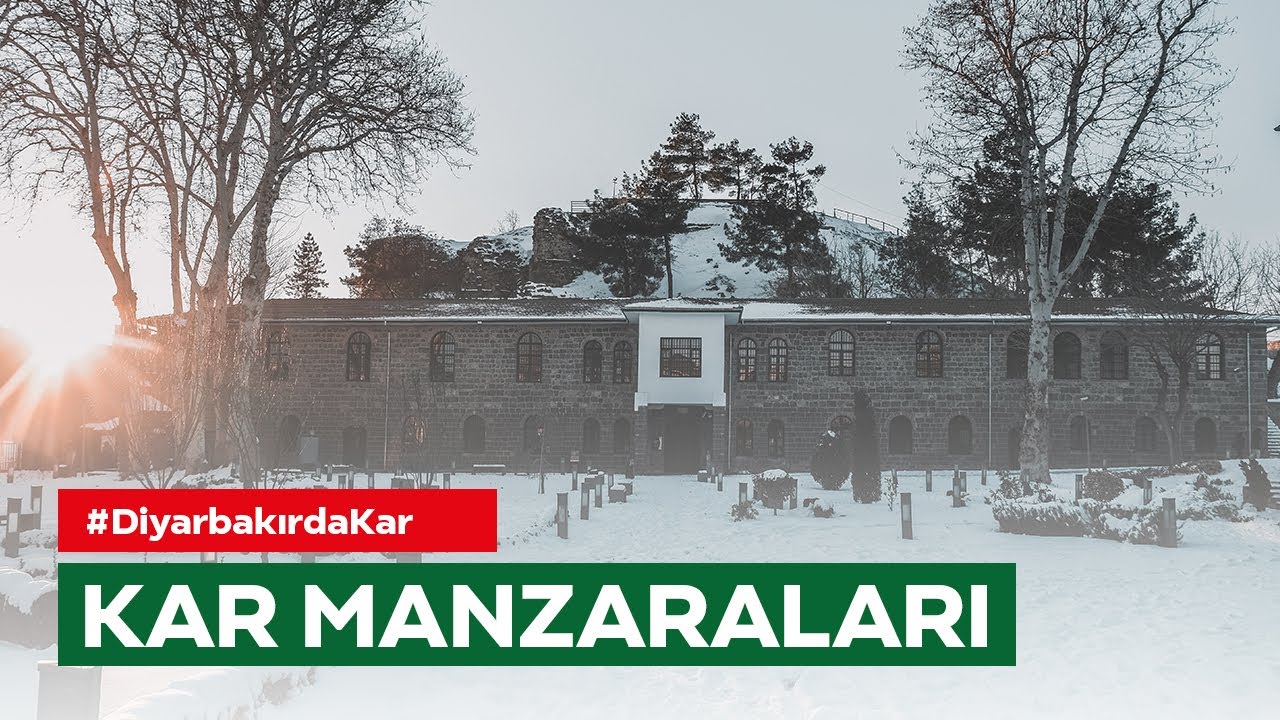 Diyarbakır'dan Kar Manzaraları