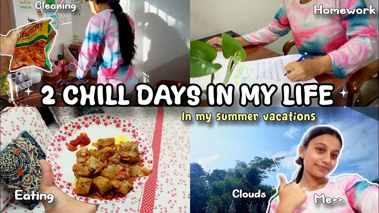 Let's get productive together in my monsoon vacations ☁️✨ aesthetic study motivation 💐