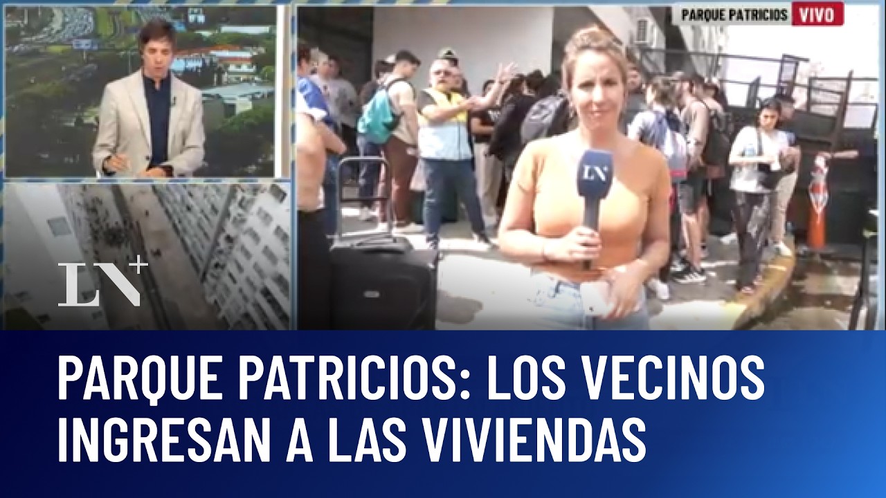 Derrumbe en Parque Patricios: los vecinos ingresan a las viviendas