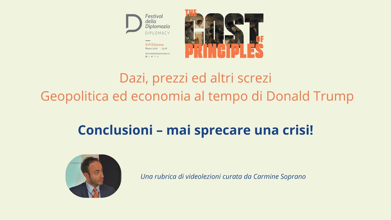 09 Conclusioni – mai sprecare una crisi!