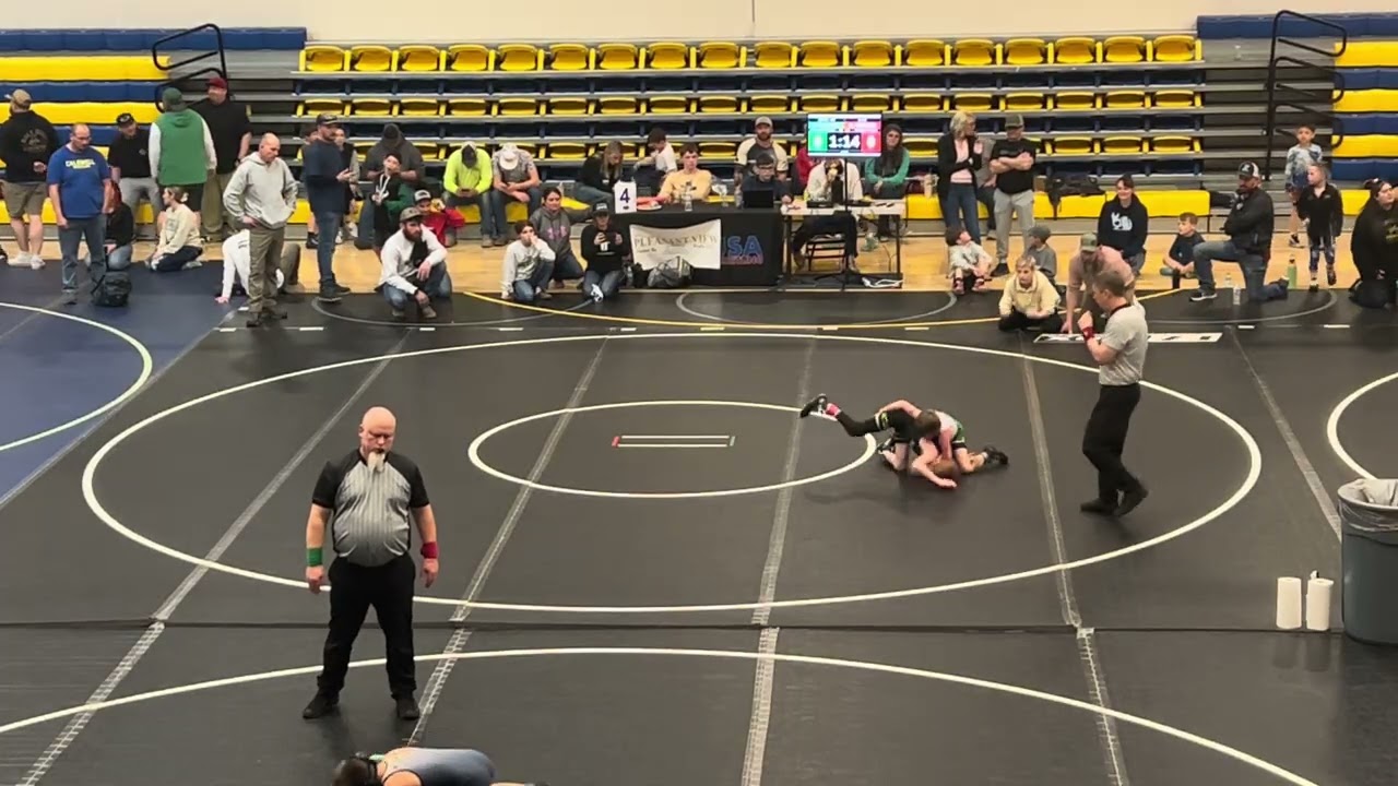 Rumble in the west 3-6-26 Liam’s third match. 