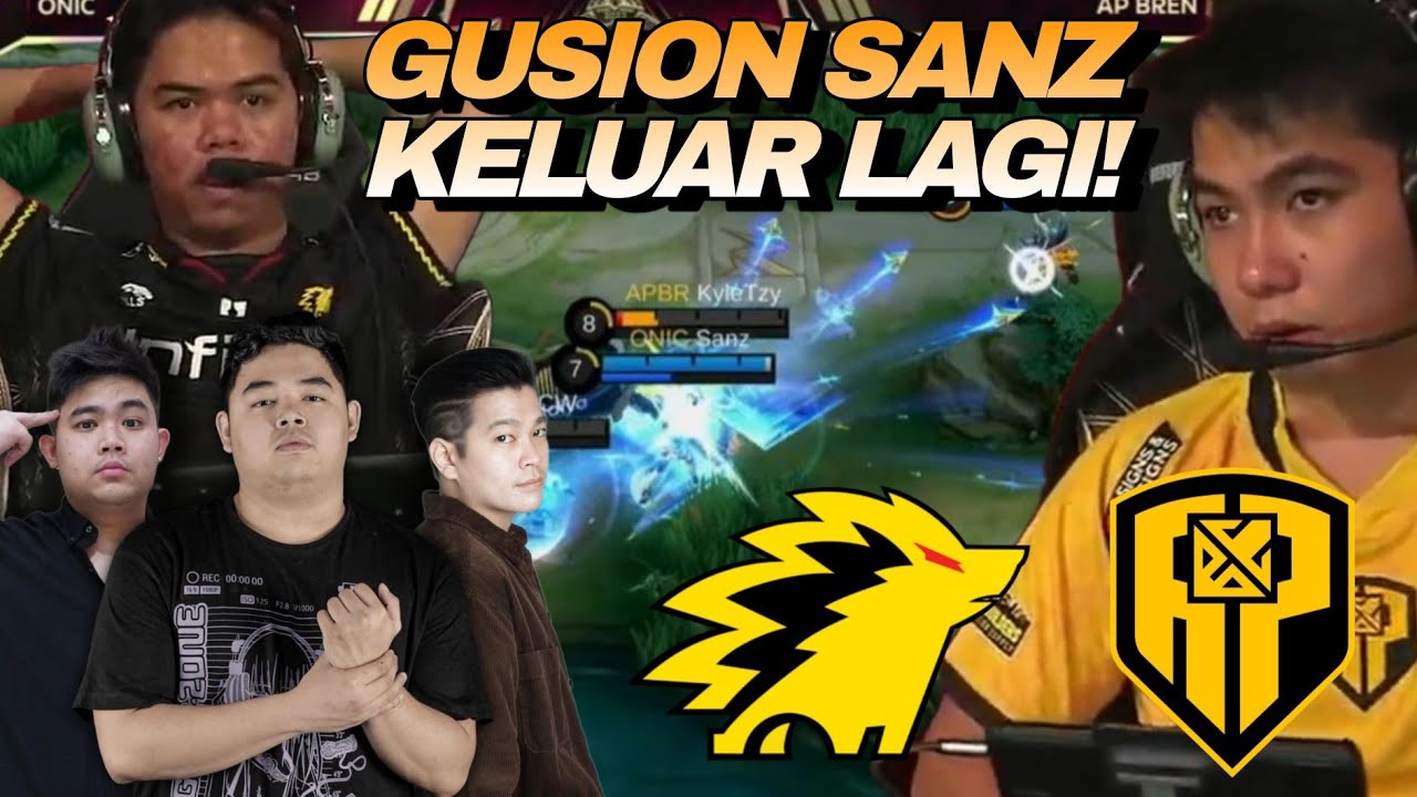 GUSION SANZ KELUAR LAGI !! PEMBANTAIAN ABIS-ABISAN !! ONIC VS APBREN MATCH 3 - M5 UPPER BRACKET