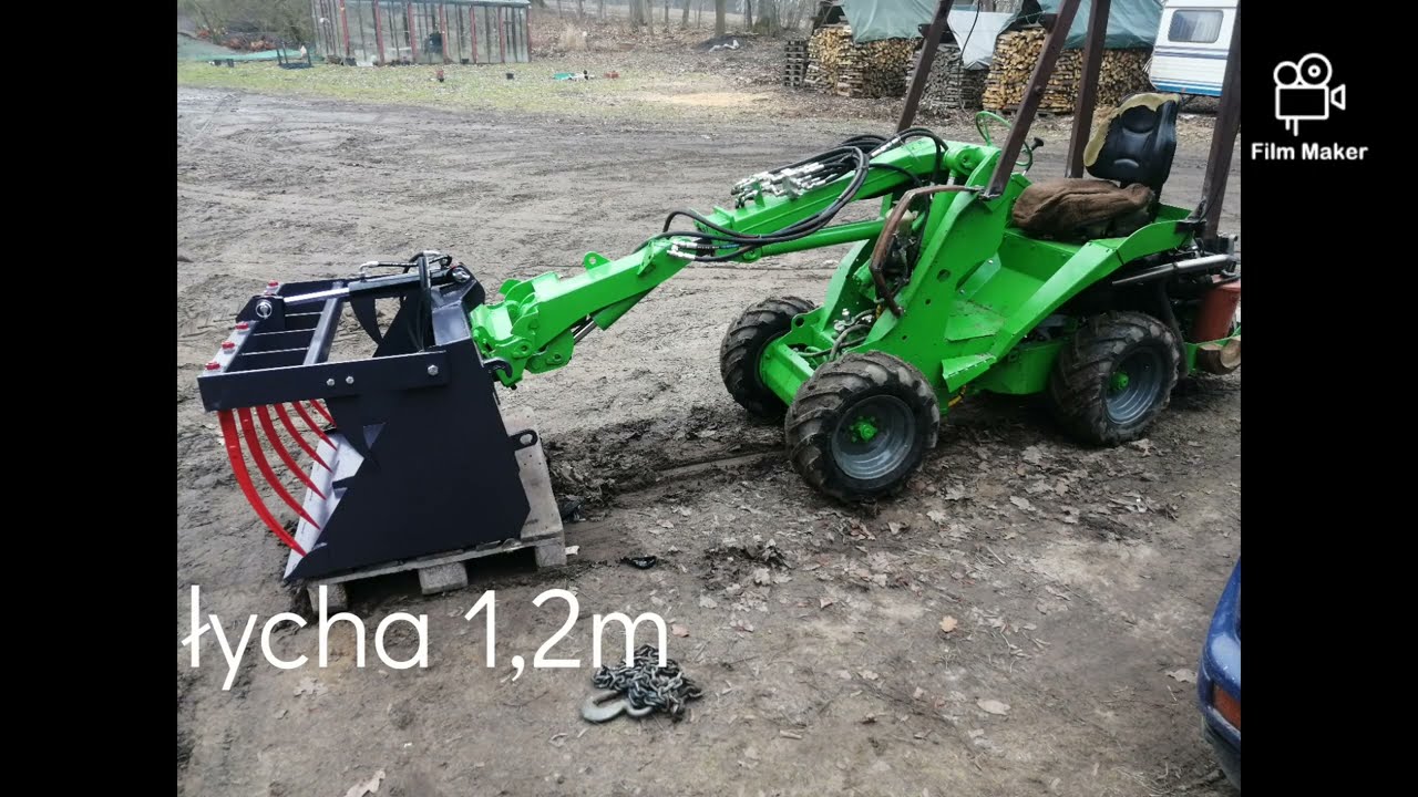 Odbudowa spalonej miniładowarki Avant 528