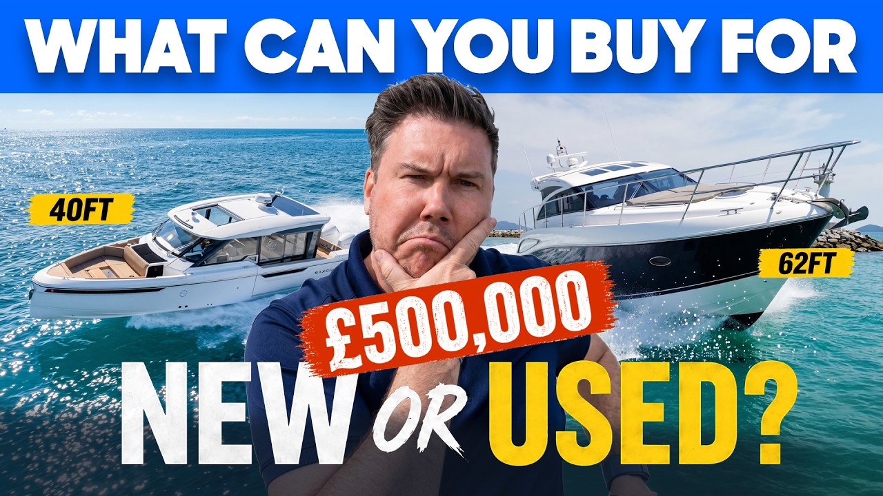 💰&pound;500k Boat Budget: NEW or USED Boat? (Bigger Boat vs Hidden Running Costs)