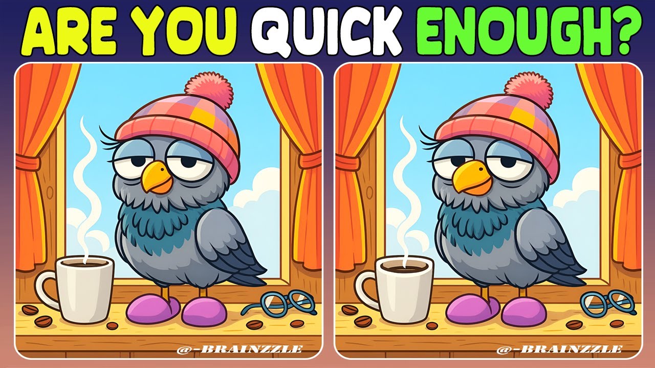 Find 3 Differences in 90 seconds | Genius Level Challenge《A Little Hard》