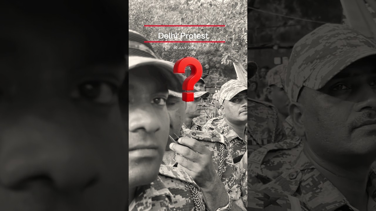 🔵🛡️ Who Are the Blue Uniform Commandos? #delhi #shorts #army #Raf #protest