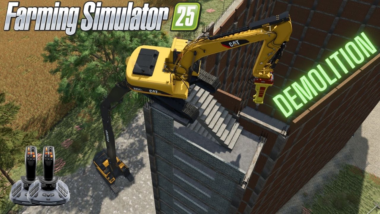 FS25’s Most EPIC Demolition on Erlengrat! 💥 Total Destruction! Part 1 | Farming Simulator 25