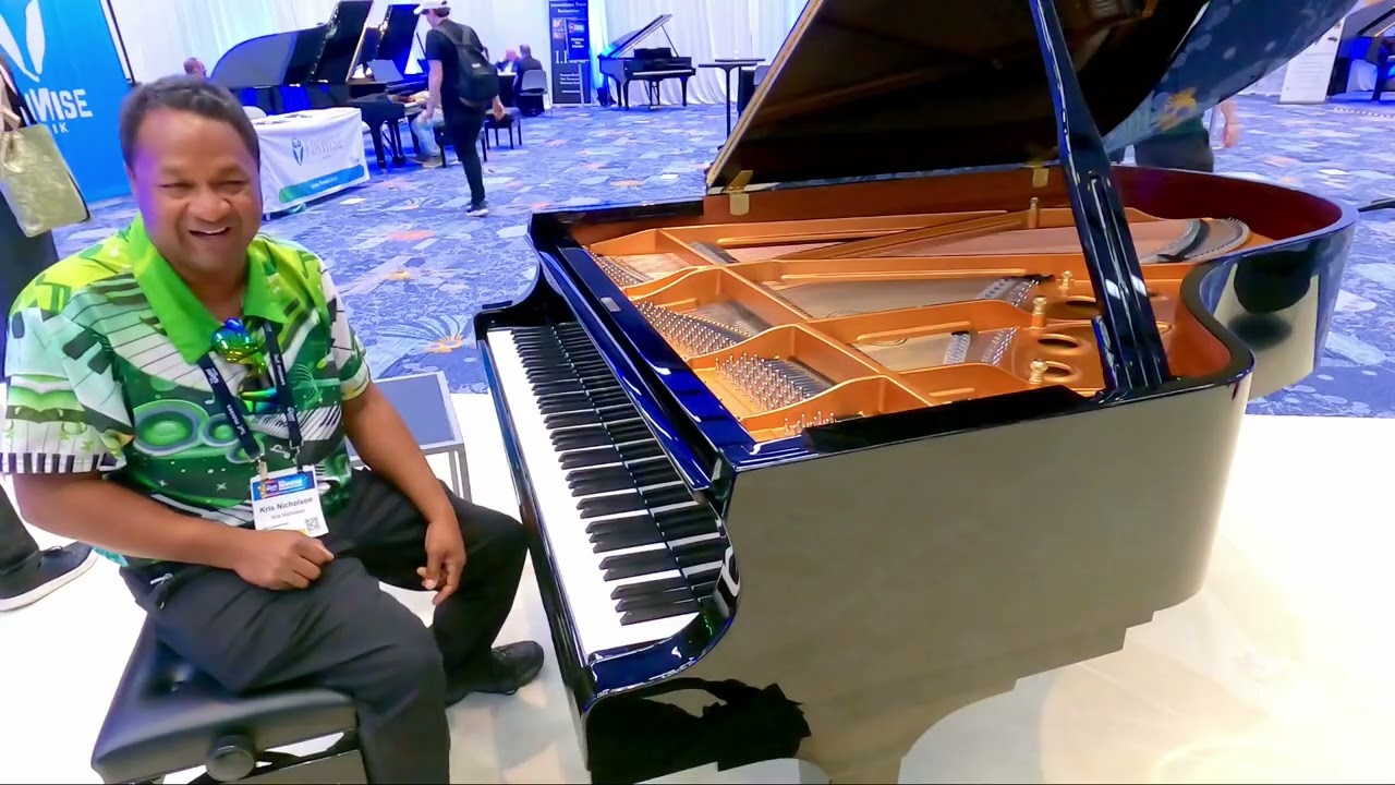 Kris Nicholson Test Drives the Kawai RX3 Grand Piano at NAMM 2025 video 1