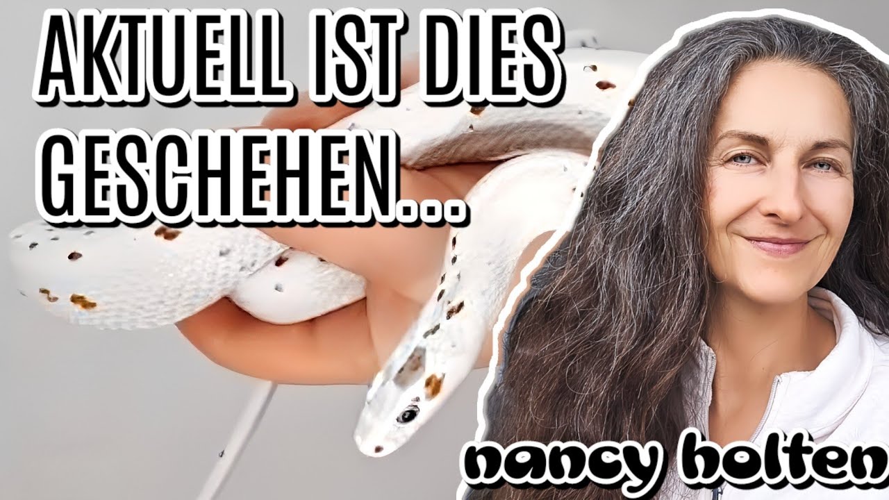 🩵Aktuelles! Weisse Schlange aus der MATRIX gehoben / Gedankenwesen/Nancy Holten 