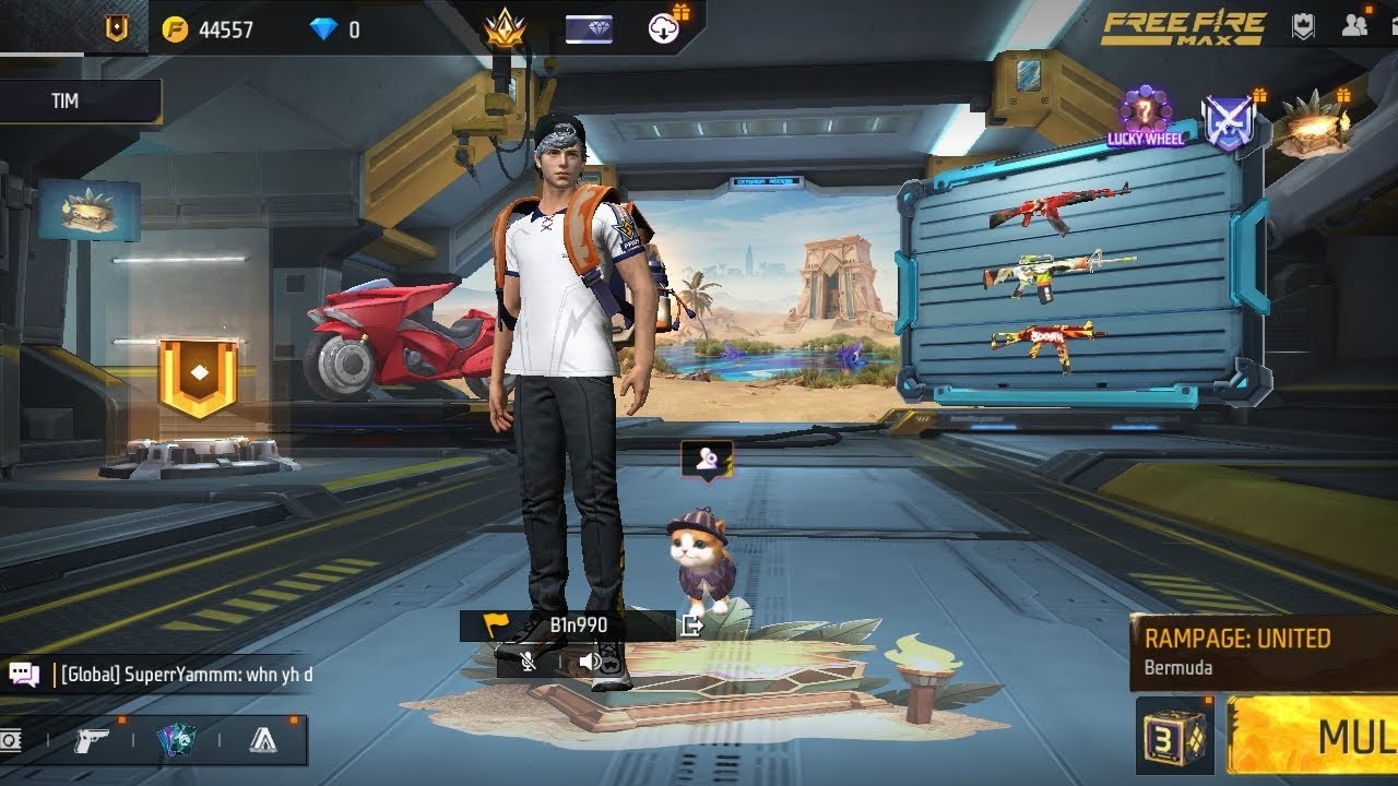 Kita bermain Free Fire dengan CRAFTLANDS penyihir JUJUTSU