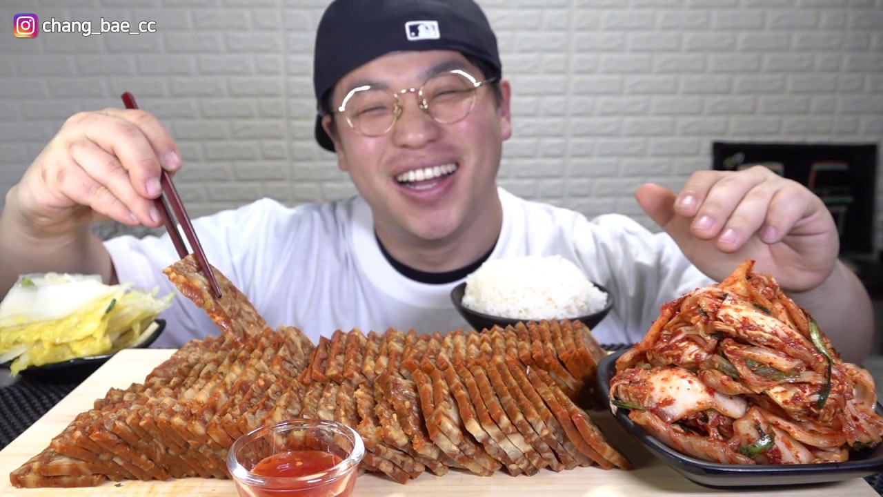 먹방창배tv 닭발편육 국내최초 특허먹방 맛있게만 eatingshow mukbang asmr realsound copy