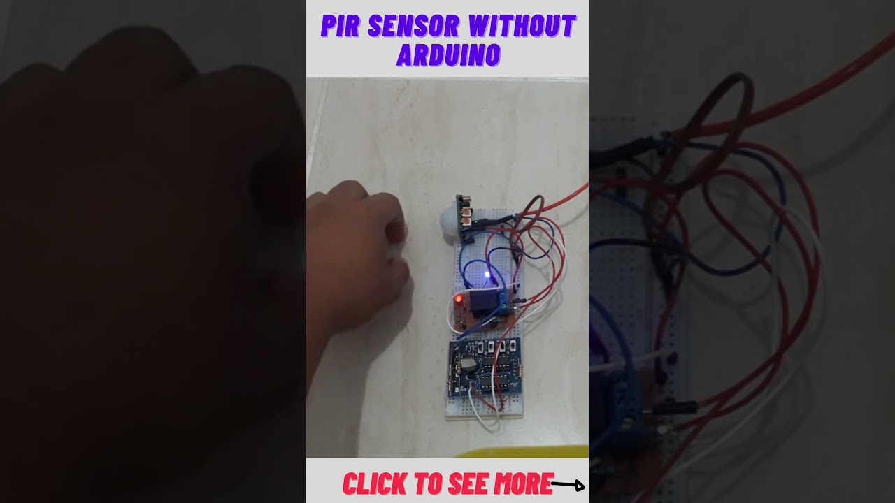 How to Make Pir Sensor Without Arduino 