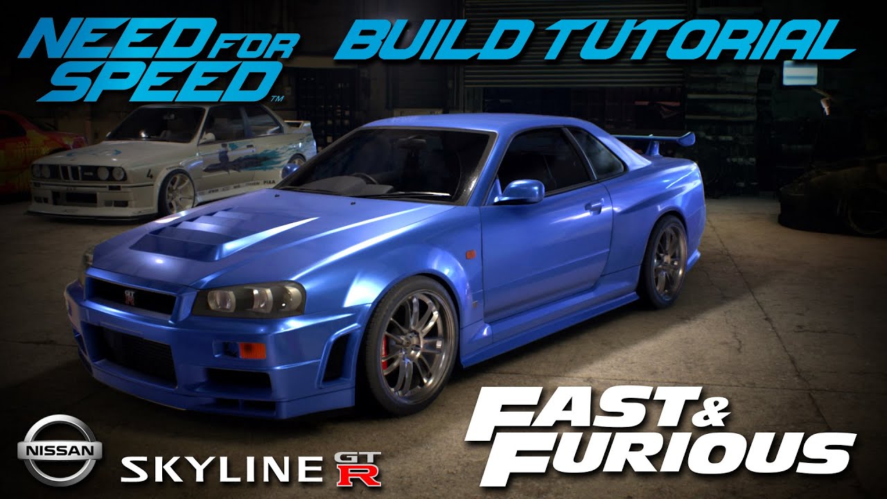 Need for Speed 2015 | Fast & Furious Brian's Nissan Skyline Build Tutorial | How To Make