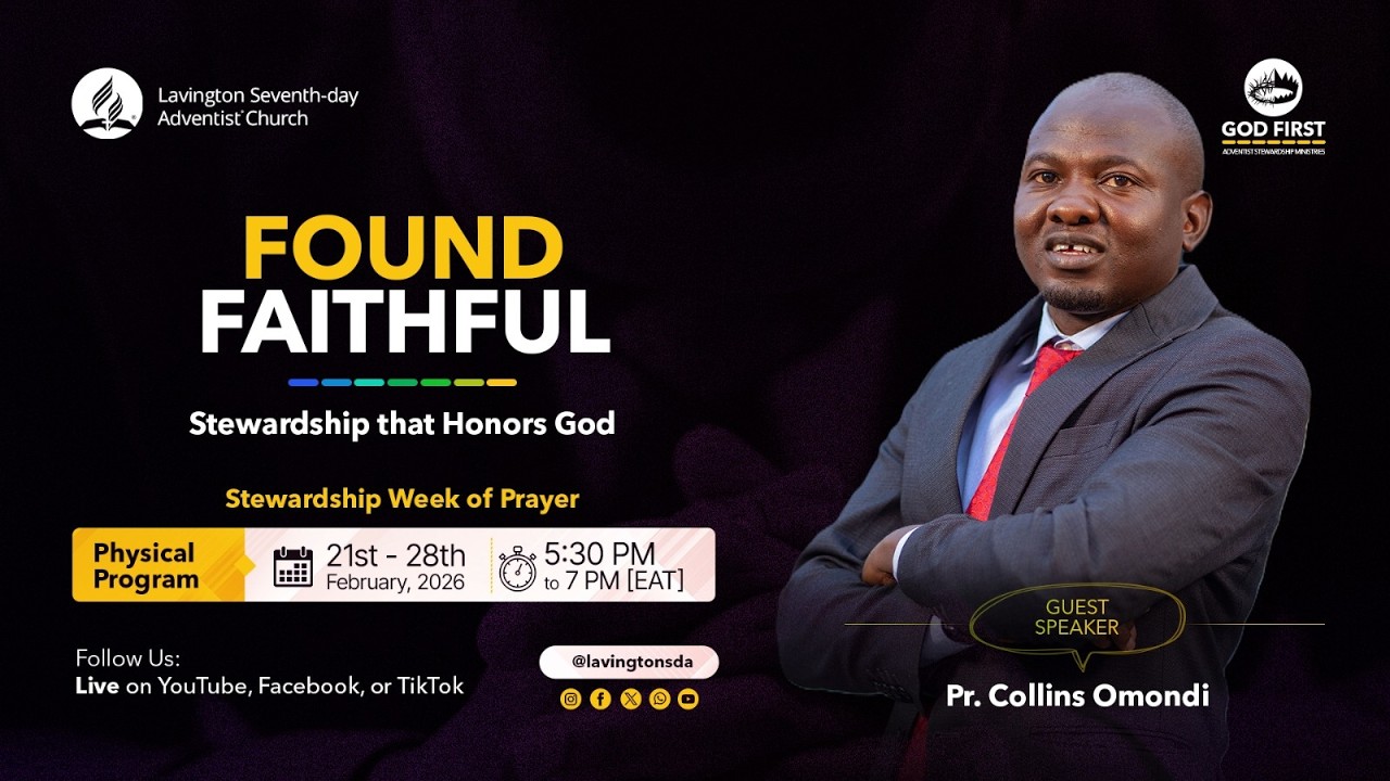 Day 4: Stewardship Week of Prayer | Pr. Collins Omondi