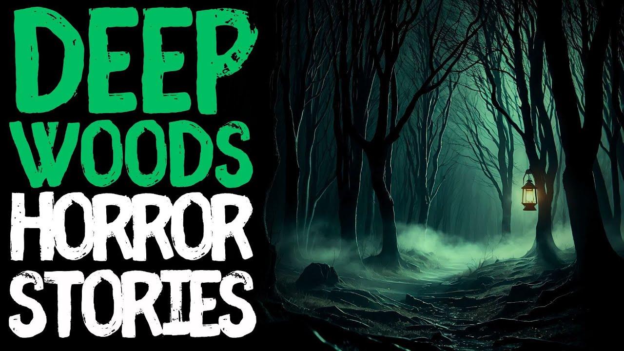 True Deep Woods Scary Horror Stories for Sleep | Black Screen With Rain Sounds