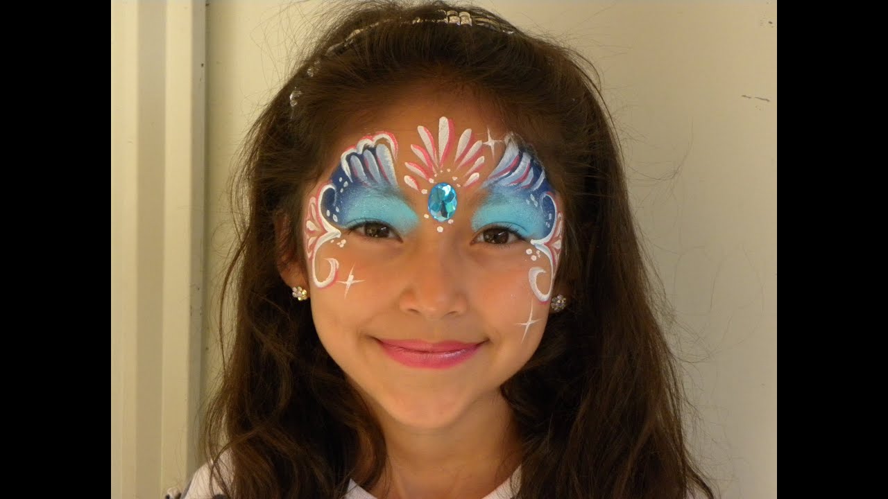 PINTACARITAS  PARA  NIÑA . FACE PAINTING .