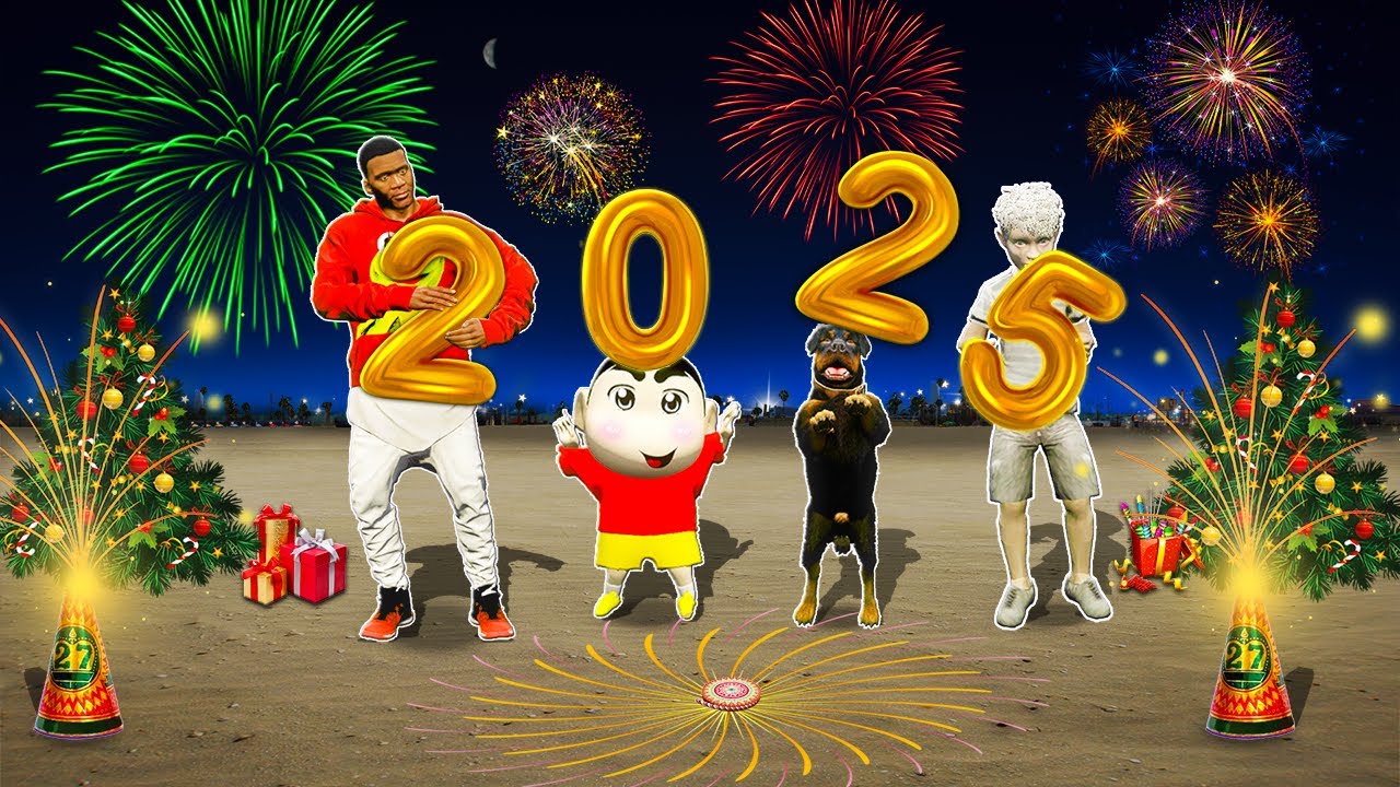 Haapy New Year 2025 নতুন বছরের Celebration GTA5 !!!