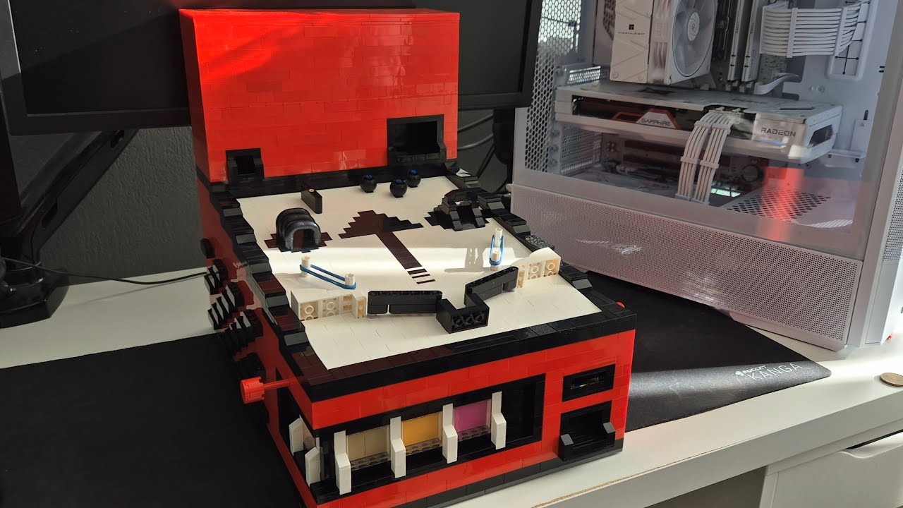 I Built A LEGO Pinball Machine After Years.