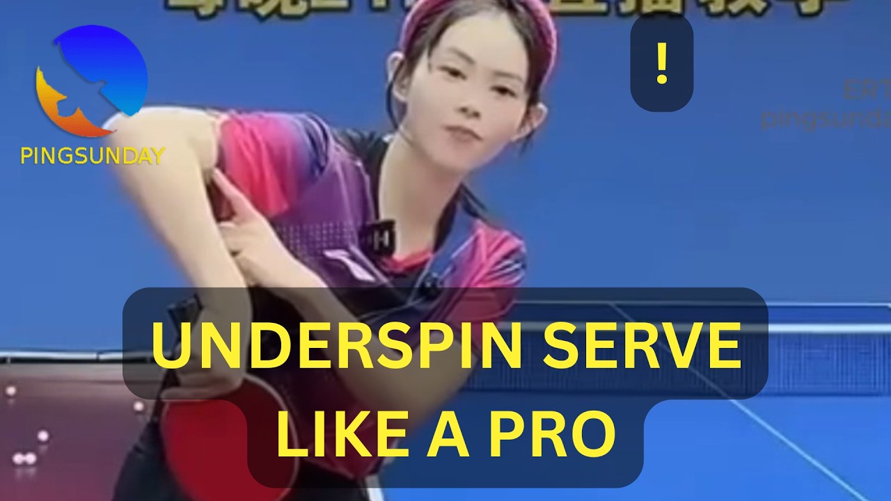 coach XiaoHan 33b - Master the Underspin serve like a pro