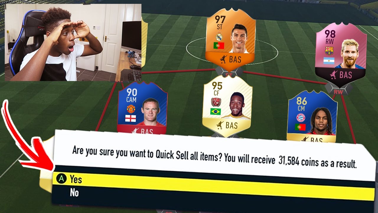 OMG THE ULTIMATE RAINBOW SEARCH & DISCARD PRANK !!! - FIFA 17
