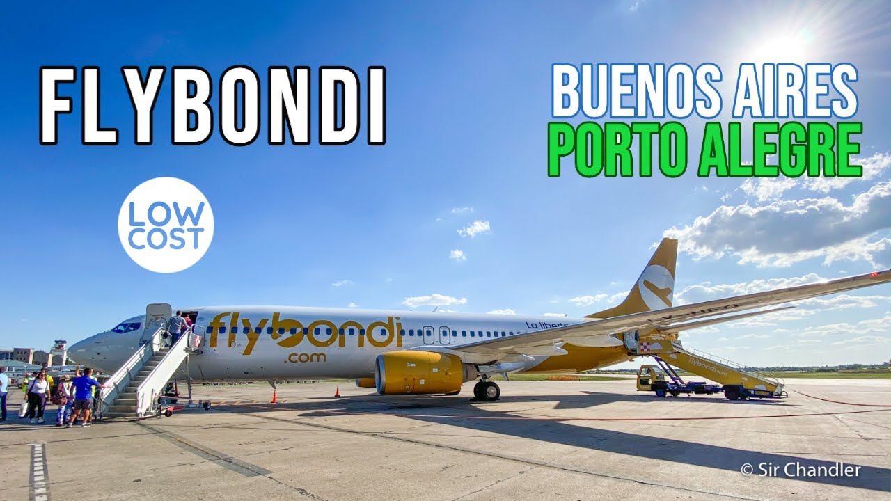 ✈️Flybondi a Porto Alegre 🇧🇷- primer vuelo desde El Palomar 🇦🇷