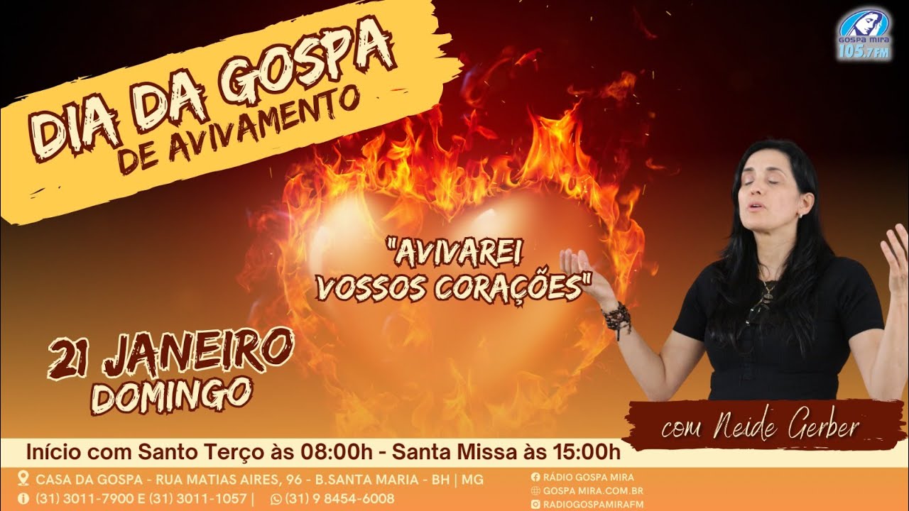 AVIVAREI VOSSOS CORAÇÕES | NEIDE GERBER | DIA DA GOSPA | PARTE II