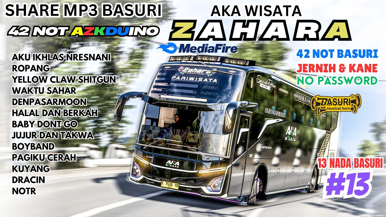 SHARE BASURI 😍 ZAHARA AKA WISATA MODUL AZKDUINO 42 NOT❗ MP3 BASURI BUSSID 4.4.1