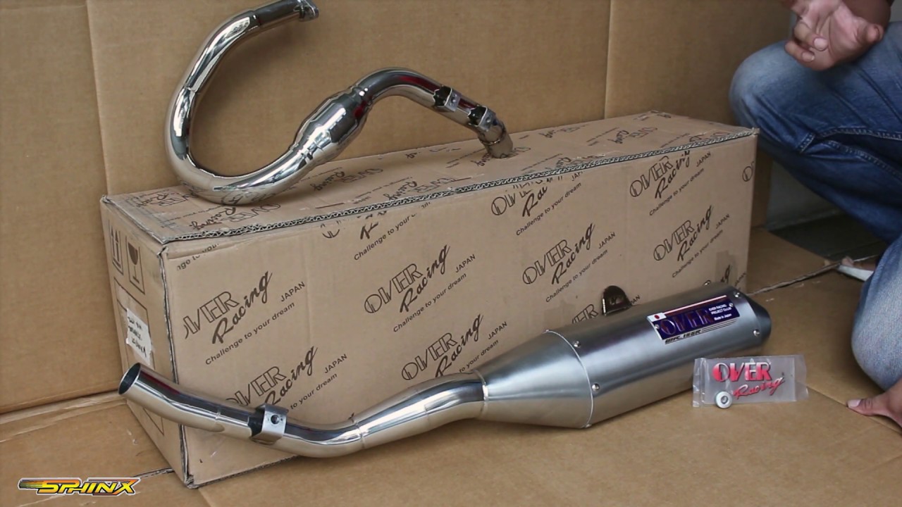 INSTALASI OVER RACING EXHAUST Type OVAL for YAMAHA WR 155R by SPHINX MOTORSPORT (With&Without DB)!!!
