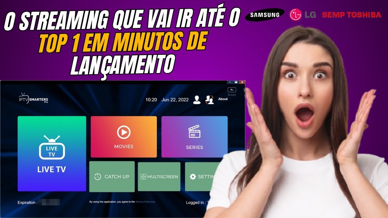 IPTV SMARTERS PRO NA SAMSUNG 4K MUDANDO A REGIÃO ATUALIZADO 2026