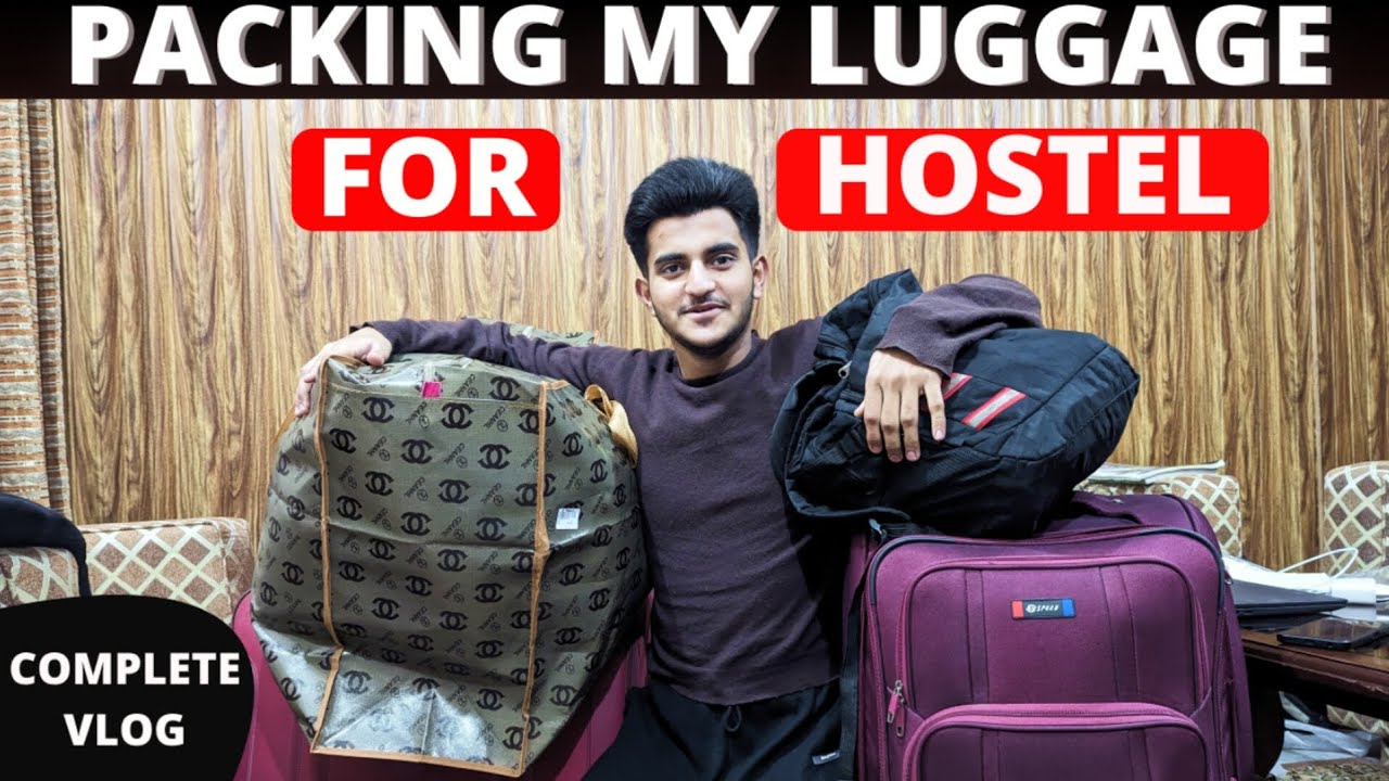 Everything u need for your hostel | Complete VLOG | Packing My Luggage