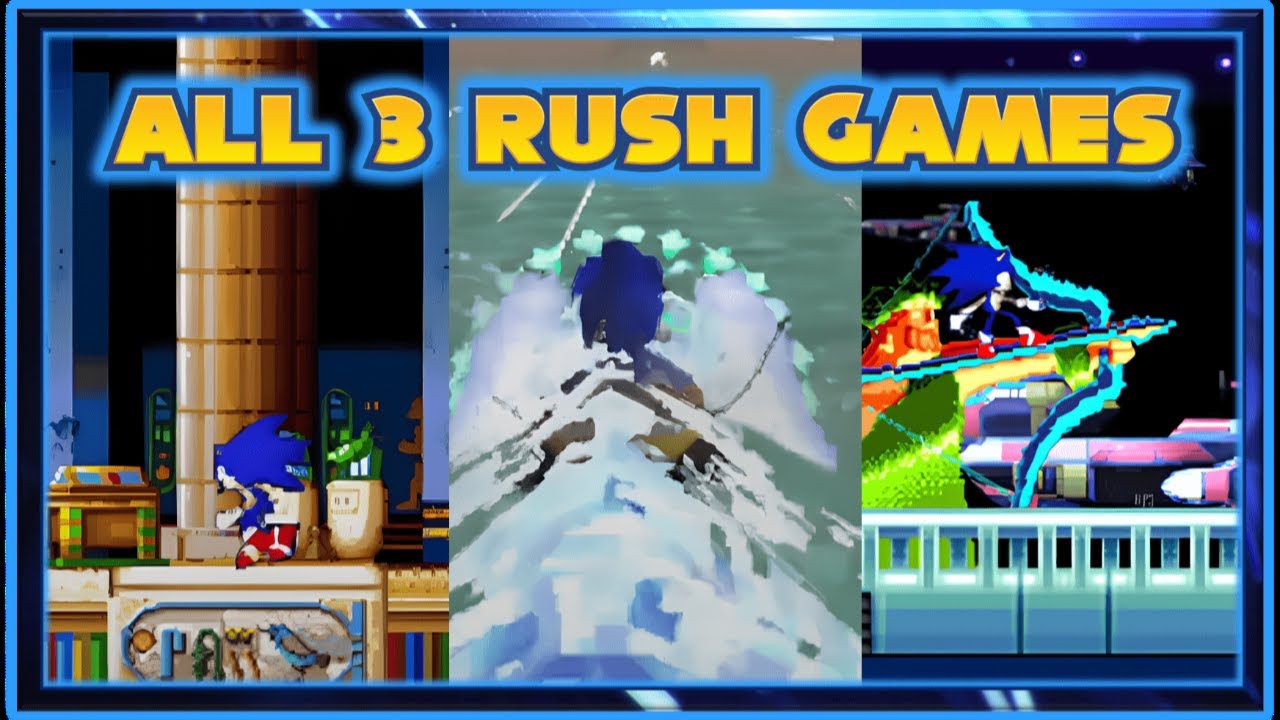 All 3 Sonic Rush Games Speedrun In 2 Hours!!