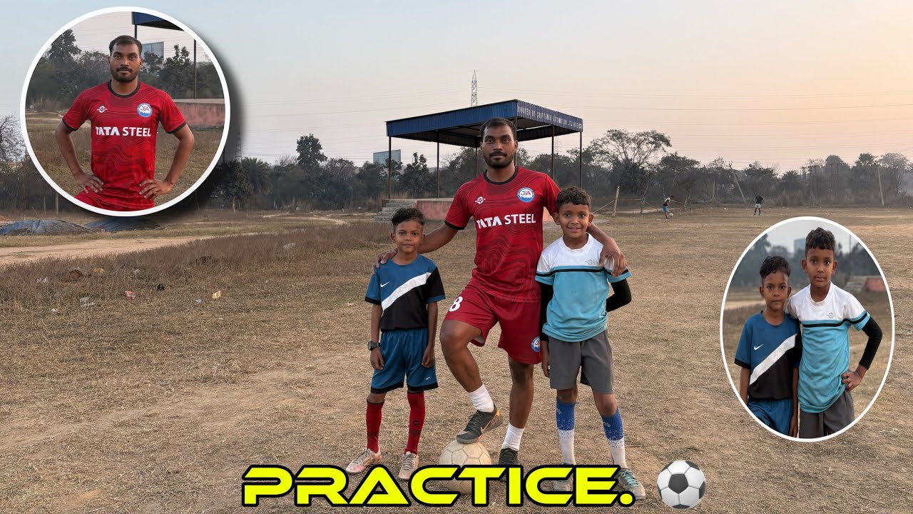 …थोड़ी बहूत practice ⚽️….