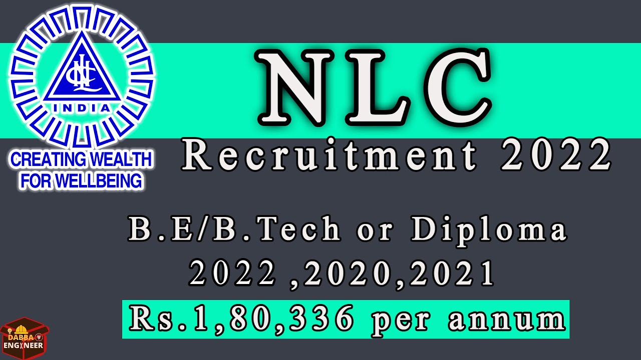 NLC Apprenticeship 2022 || NLC Recruitment 2022 || Apply Online|| NLC PAPS Apprentice recruitment