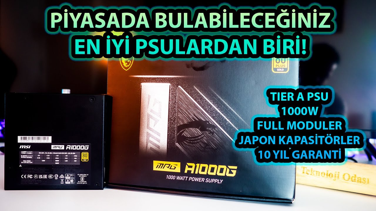 Herşeyin Altından Kalkan TIER A PSU! MSI MPG A1000G Güç Kaynağı İncelemesi