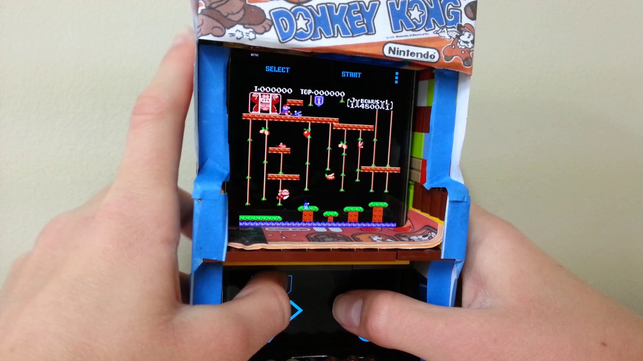 Real working lego Arcade cabinet