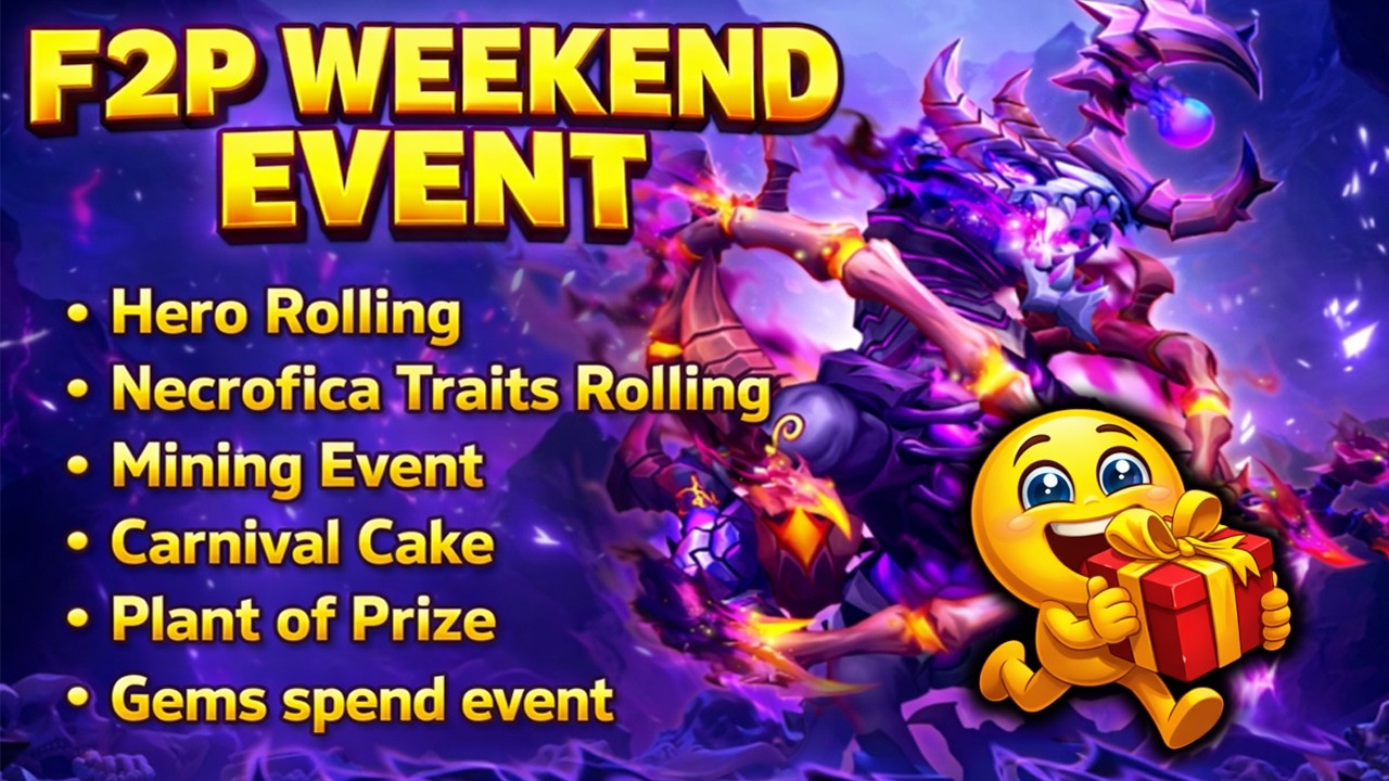 F2P WEEKEND EVENT - FREE GIFT & FREE EVENT - CASTLE CLASH