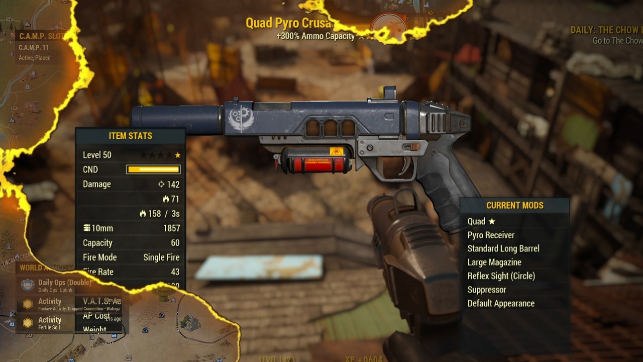 Crusader Pistol | Non-Professional Test | Weapon | FO76