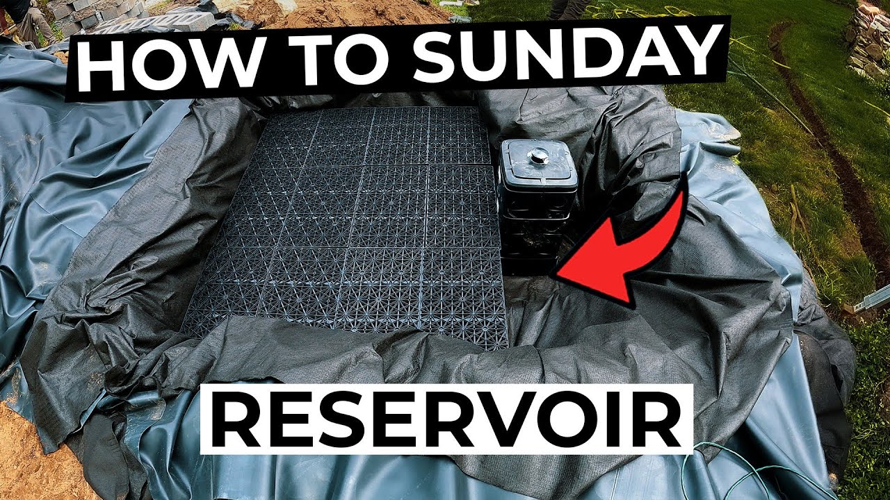 How to Size and Build a Pondless Reservoir - HOW TO SUNDAY!