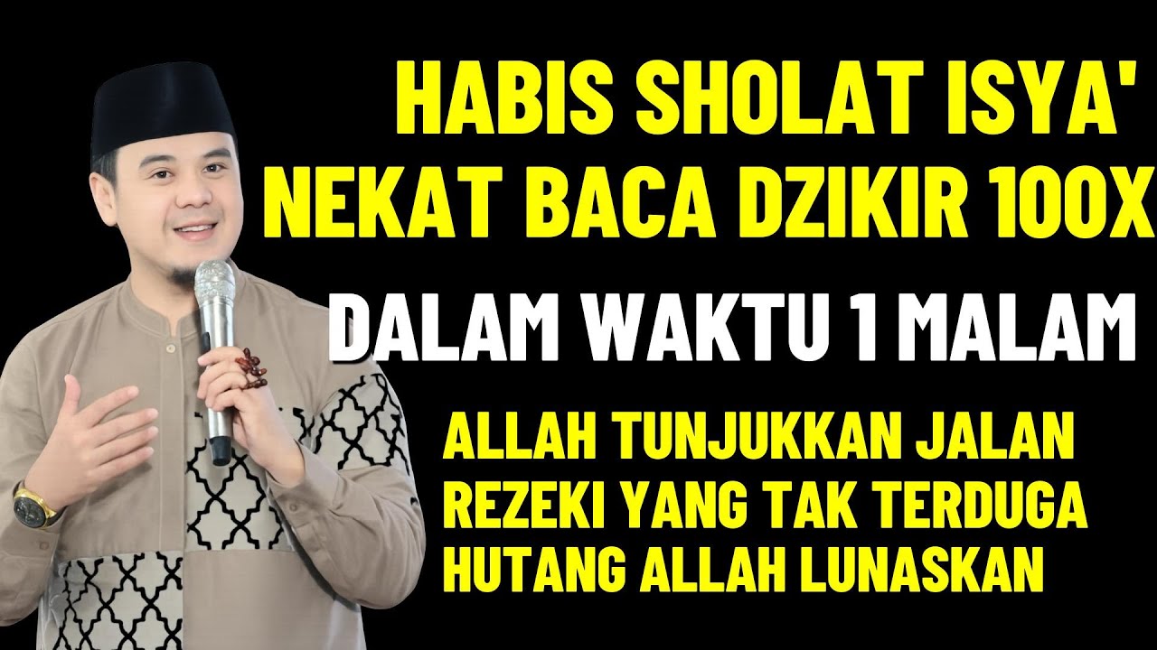 BACA INI 100X HABIS ISYA' Hanya 1 Malam, Allah Tunjukkan Jalan Kuasa Rezeki Yang Tak Terduga....!