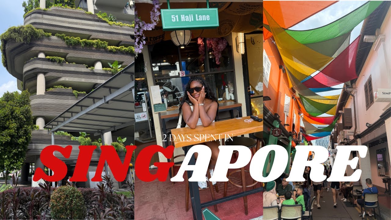 48 HOURS IN SINGAPORE| HAWKER CENTER, FOOD, COFFEE, SIGHTSEEING AND MORE.... BACKPACK ASIA WITH US