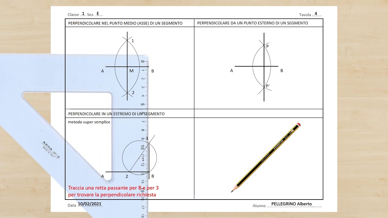 1.4 - COSTRUZIONI GEOMETRICHE ELEMENTARI - 1