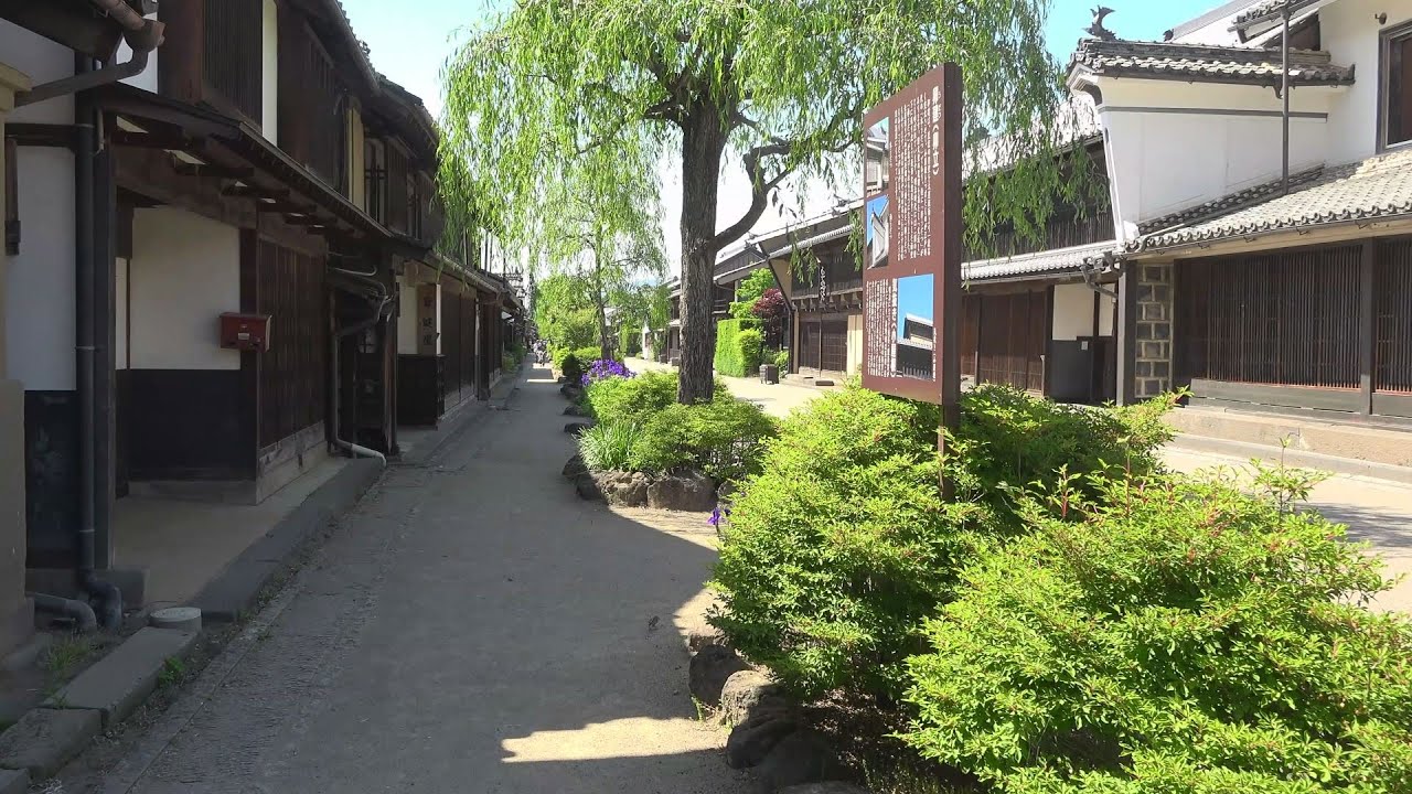 4K 美しい町並みが残る宿場町  海野宿