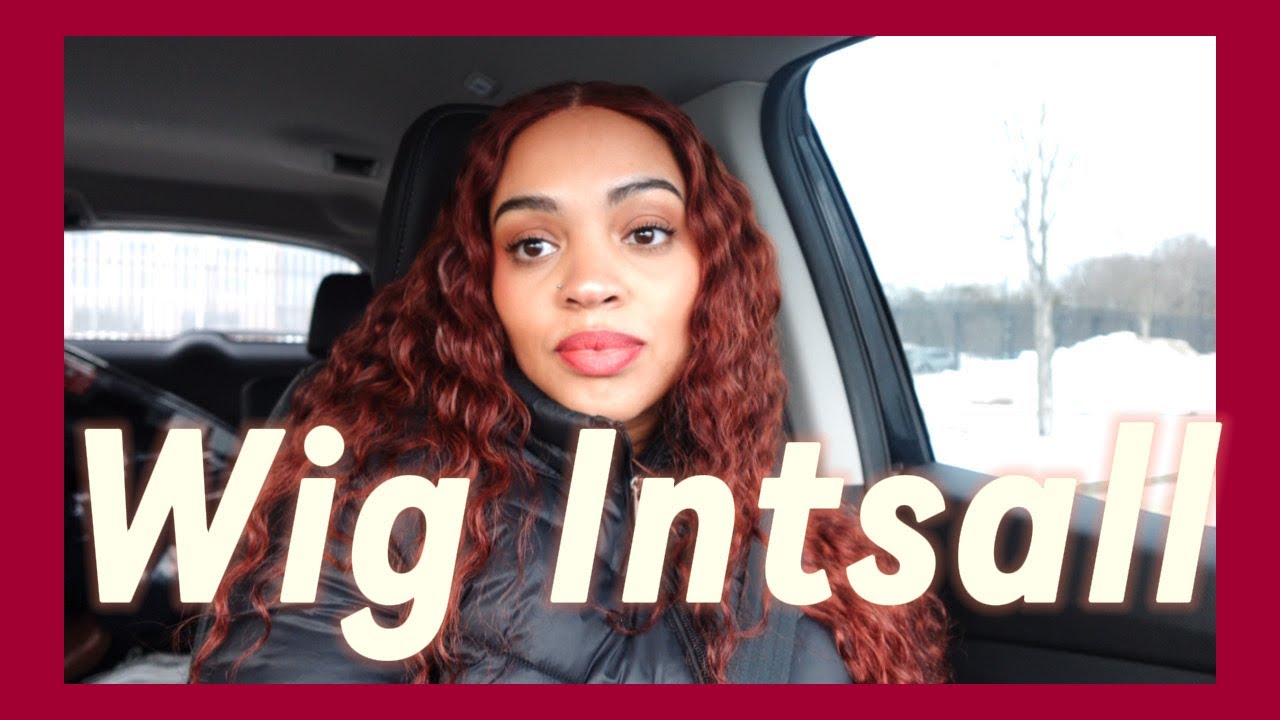 24inch Red Deep Wave Wig Install | Hermosa Hair