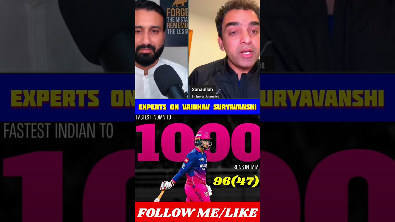 Pakistan Media Reaction On Young Talented Vaibhav Suryavanshi 🔥 🇮🇳...||IPL2026..